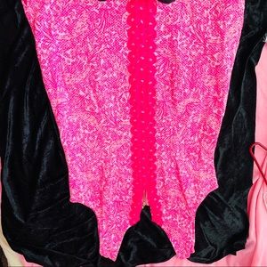 Lilly pink and white a-line dress